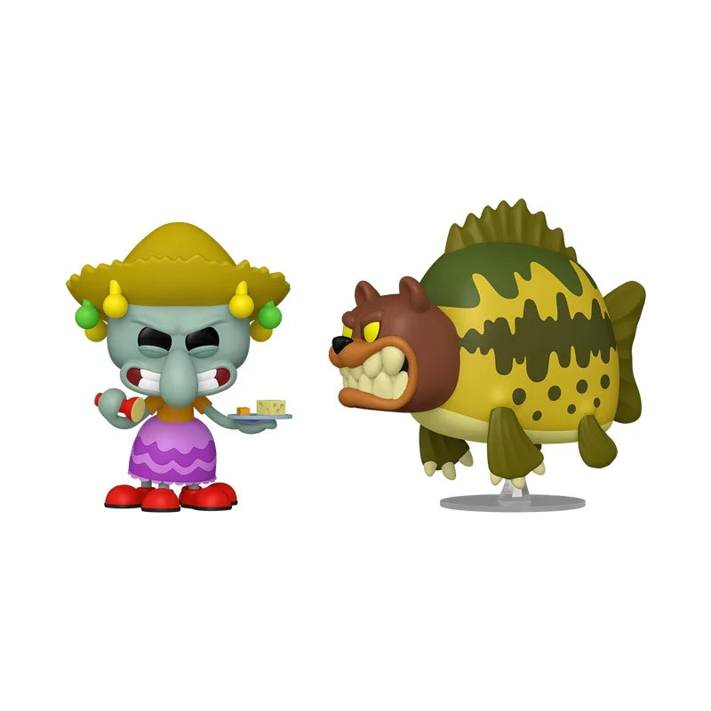 BOB L'EPONGE - POP Animation - 2 Pack Squidward & Sea Bear
