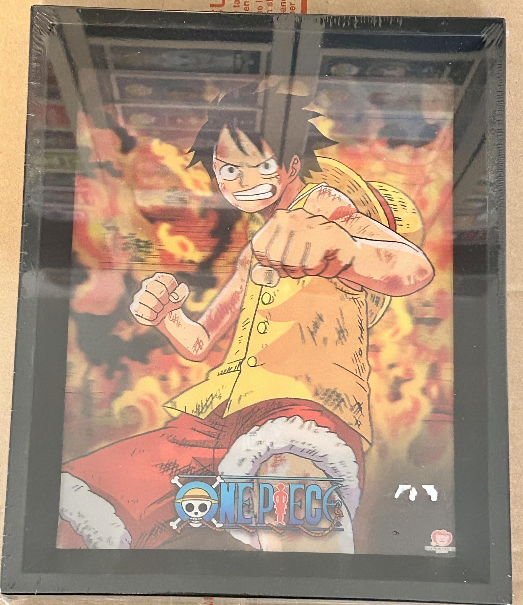 Cadre 3D lenticulaire - One Piece - Brothers burning rage - Objets