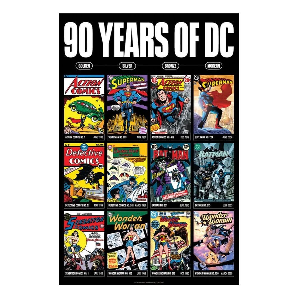 DC COMICS - 90 Years - Art Print - Edition Limitée 26/995
