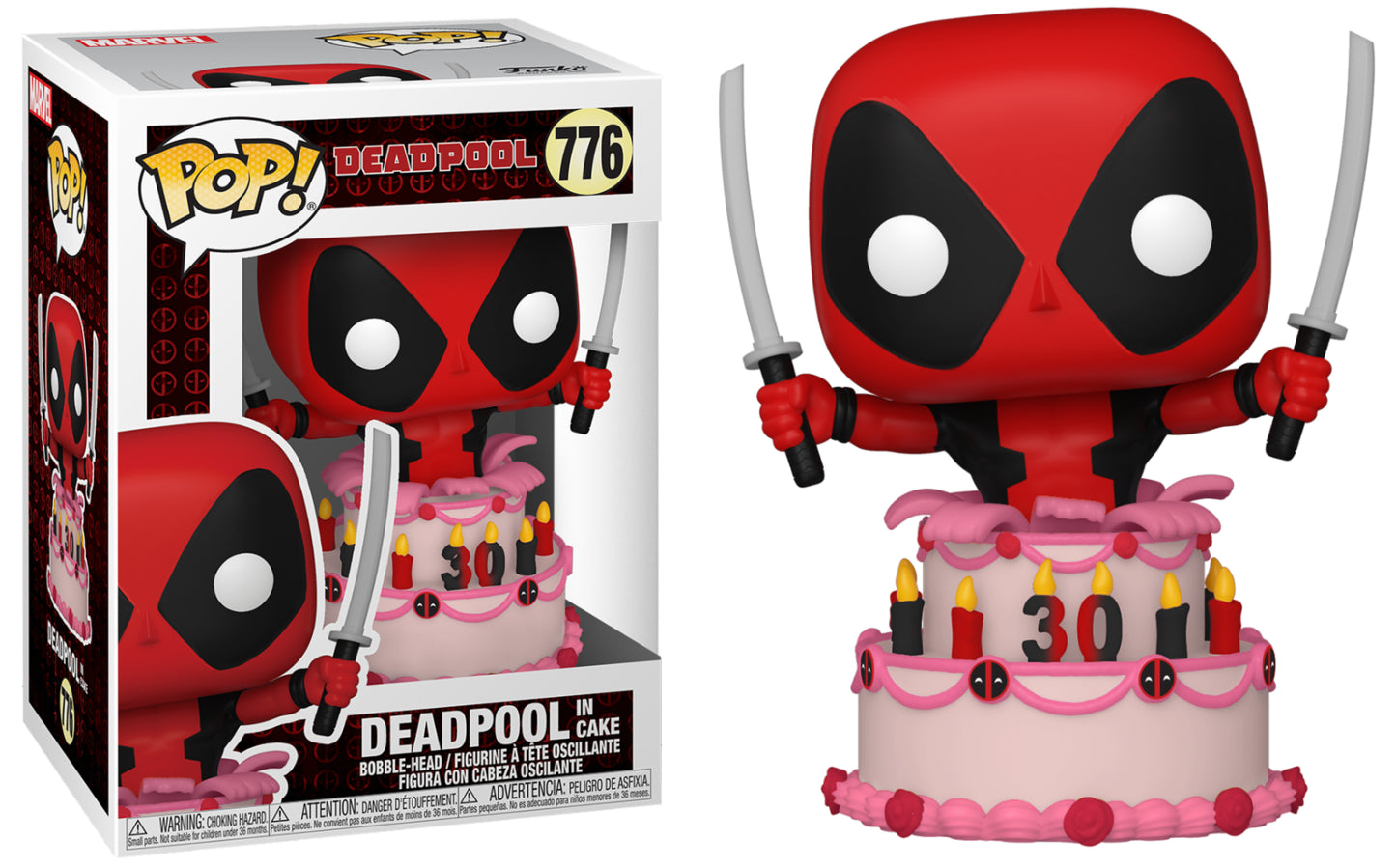 DEADPOOL 30TH - POP N° 776 - Deadpool In Cake