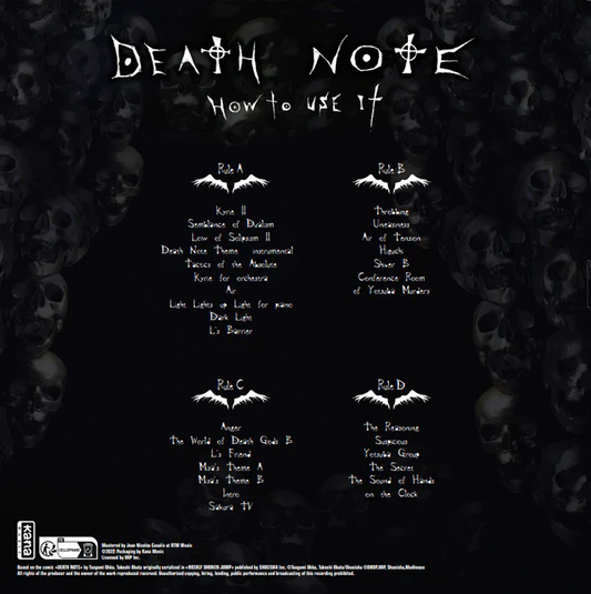 DEATH NOTE - Vinyle Original Soundtrack Vol 2