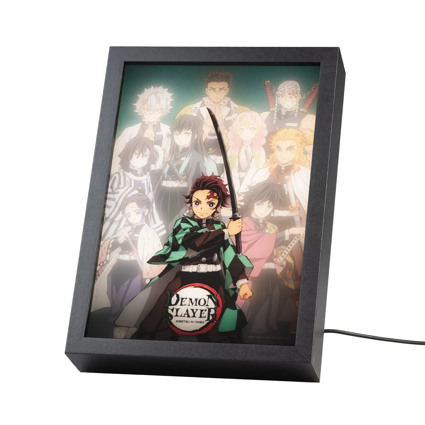 DEMON SLAYER - Cadre Lumineux LED 28x20x5cm
