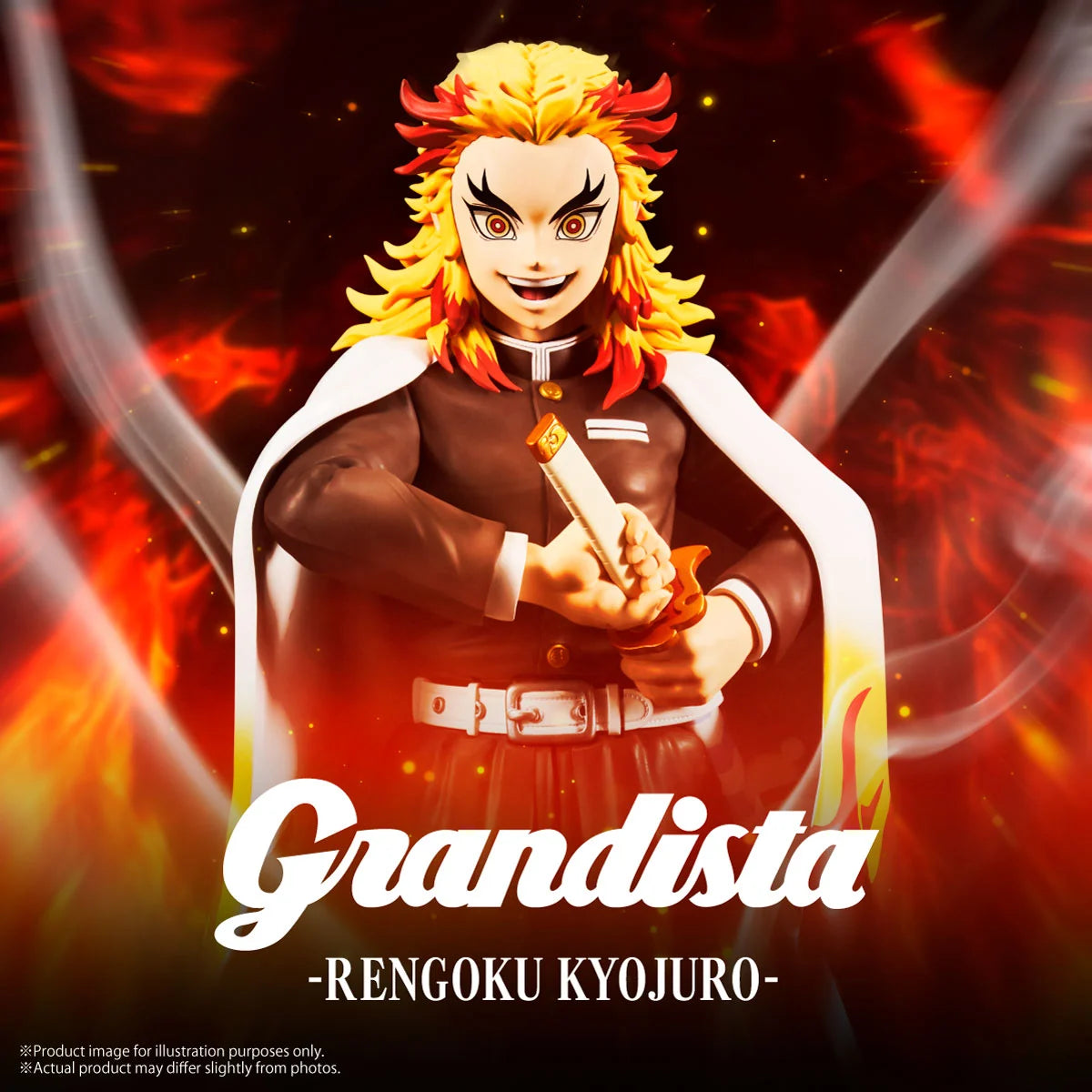 DEMON SLAYER - Kyojuro Rengoku - Figurine Grandista 24cm