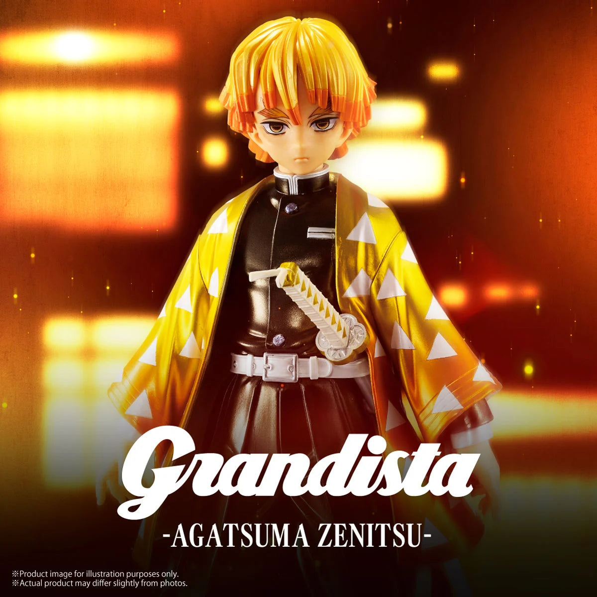 DEMON SLAYER - Zenitsu Agatsuma (Metal) - Figurine Grandista 24cm