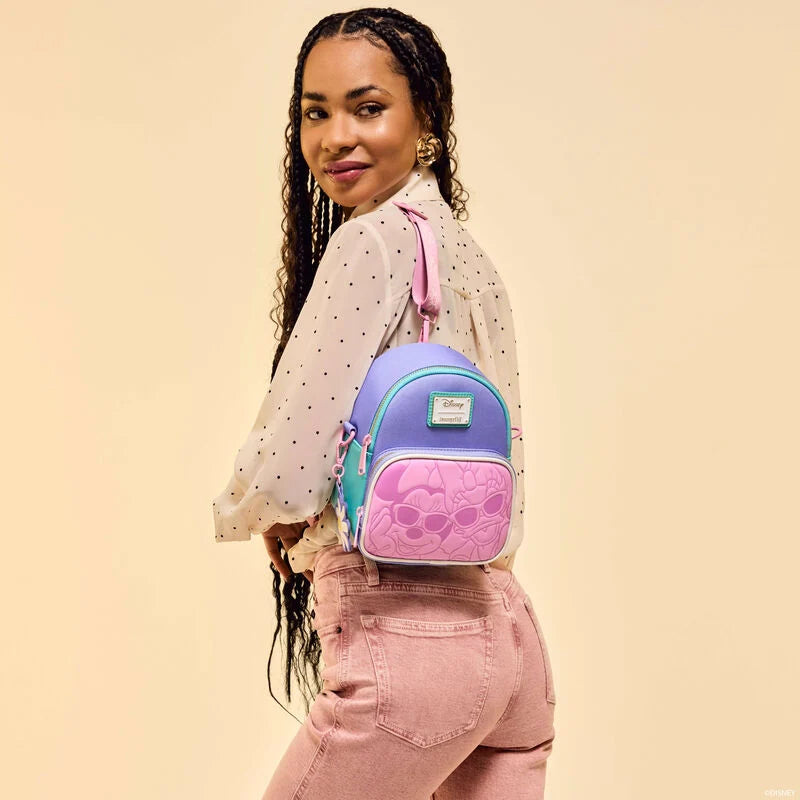 DISNEY - Daisy & Minnie - Mini Sac à Dos Convertible Loungefly