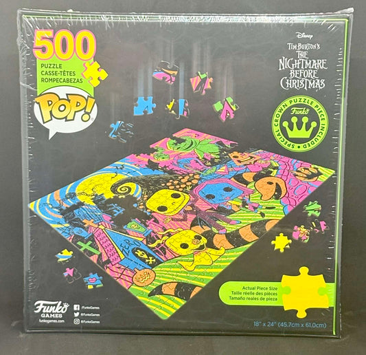 DISNEY - L'Etrange Noël de Monsieur Jack "Blacklight" - POP Puzzles 500 Pcs