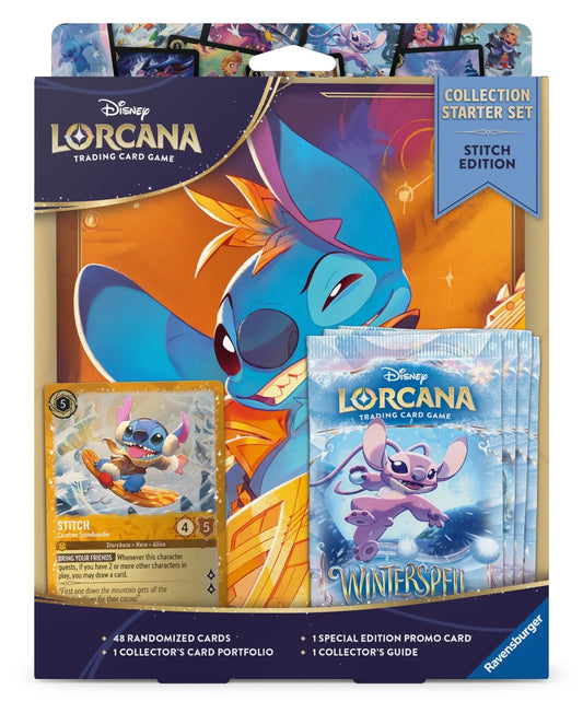 DISNEY - Lorcana -Trading Cards Collec. Starter Set Edition Stitch -EN PRECO > 28/12