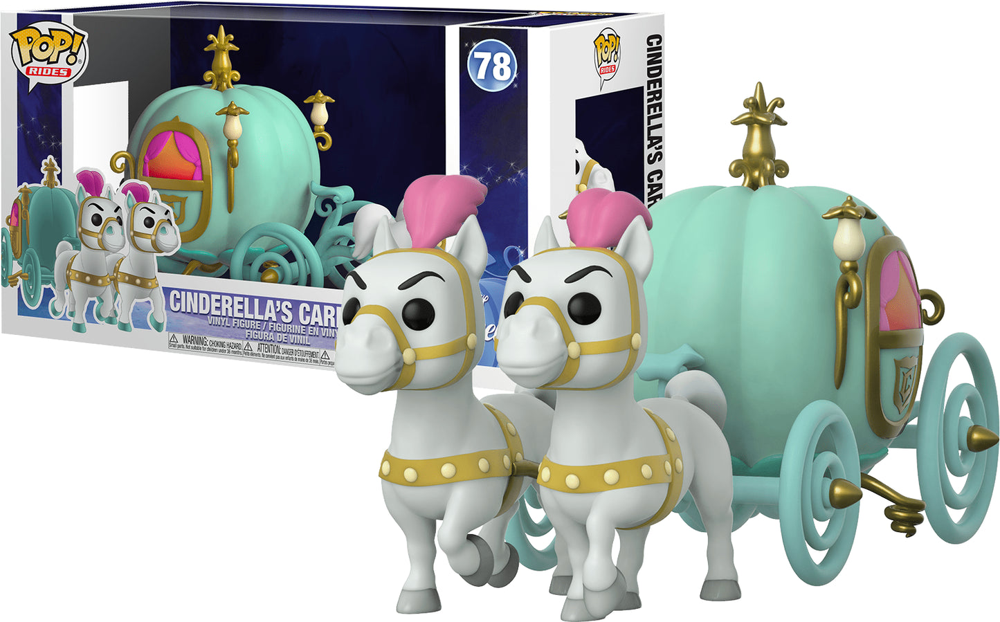 DISNEY - POP Ride DLX N° 78 - Le Carrosse de Cendrillon