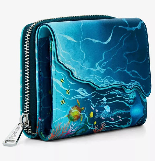 DISNEY - Vaiana "Water flow" - Portefeuille LoungeFly 'Exclusive'