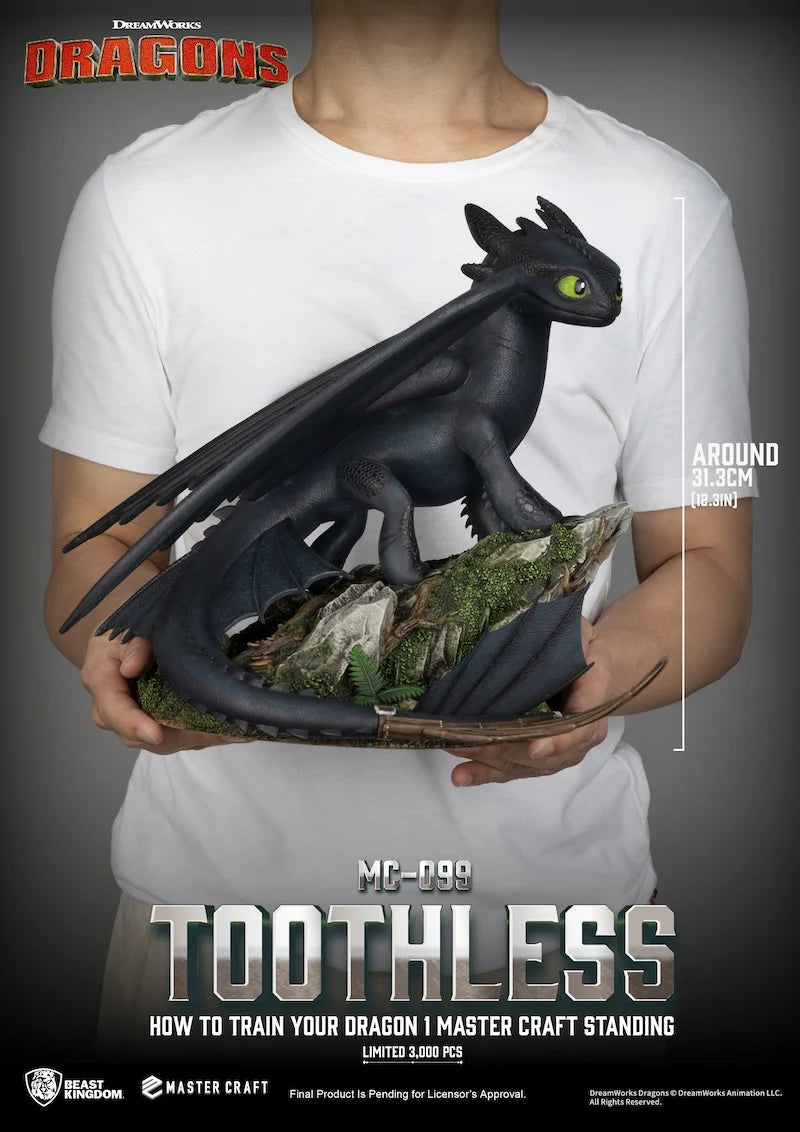 DRAGON - Krokmou - Statuette Master Craft 31cm