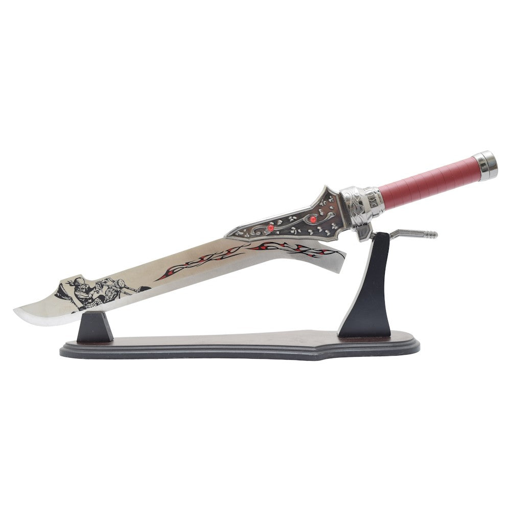 ÉPÉE ORNEMENTALE NERO'S RED QUEEN SWORD DEVIL MAY CRY