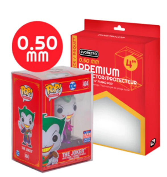 EVORETRO - Premium Funko Pop Plastic Protector for 10cm 10-Pack