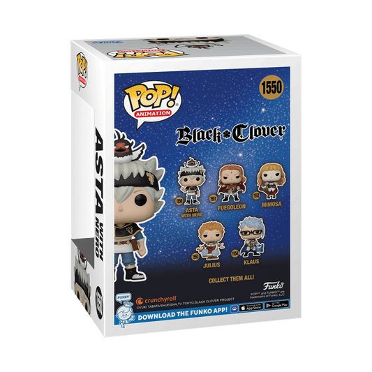 FUNKO POP! ANIMATION: BLACK CLOVER - ASTA WITH NERO