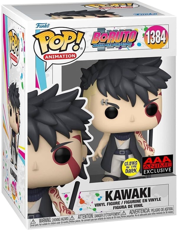 FUNKO POP! ANIMATION: BORUTO: NARUTO NEXT GENERATIONS - KAWAKI (GLOW IN THE DARK) - AAA ANIME EXCLUSIVE