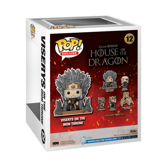 FUNKO POP! DELUXE: HOUSE OF THE DRAGON - VISERYS ON THE IRON THRONE