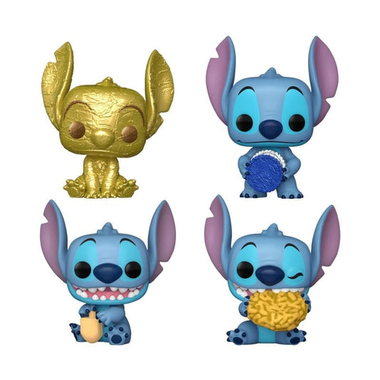 Funko Pocket Pop! Keychain 4-Pack: Stitch - Dreidel Box