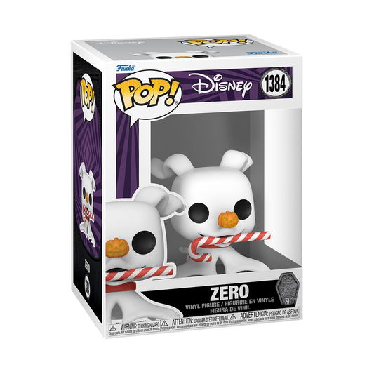Funko Pop! Disney: The Nightmare Before Christmas 30th Anniversary - Zero (with Candy Cane)