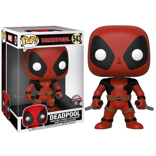 Funko Pop! JUMBO Marvel Deadpool with Swords 10" (Red)