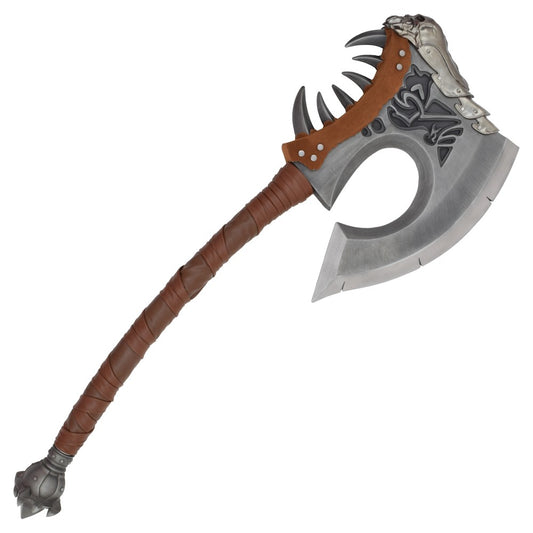 HACHE ORNAMENTALE GOREHOWL AXE OF GROMMASH "GROM" HELLSCREAM WORLD OF WARCRAFT
