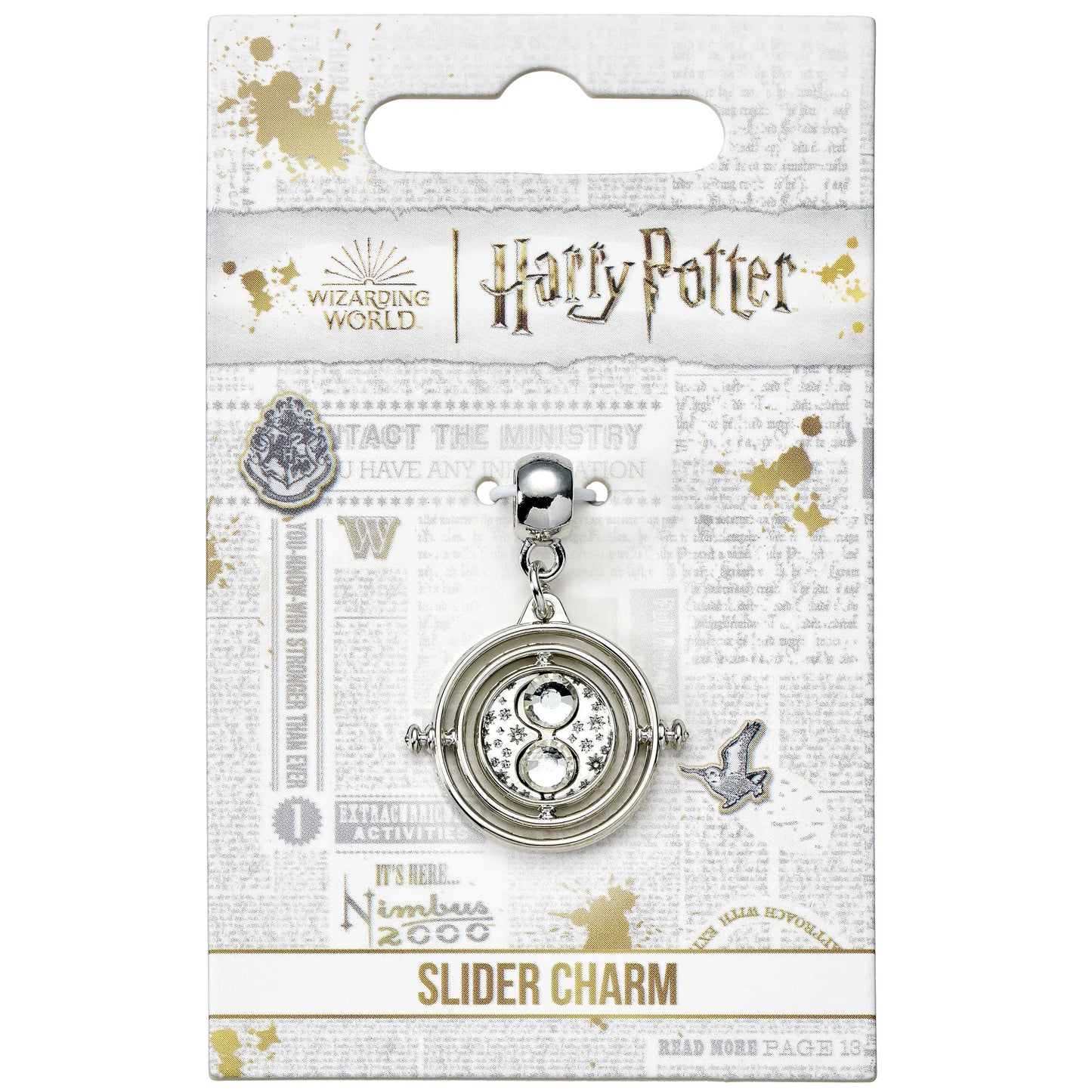 HARRY POTTER - Retourneur de Temps - Charme Pendentif Argenté