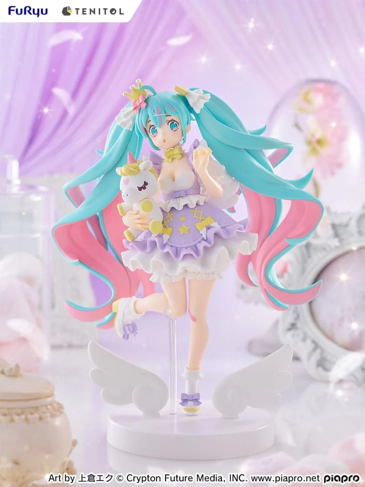 HATSUNE MIKU - Yumekawa Lavender - Statuette Tenitol 21cm