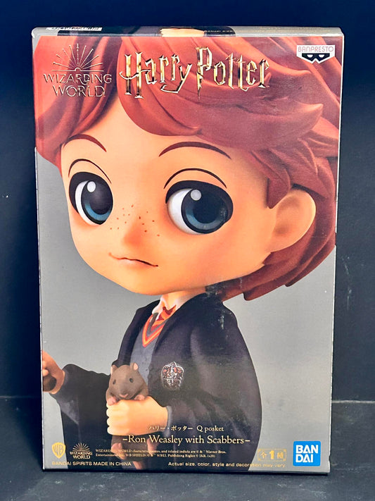 HARRY POTTER Q POSKET - HARRY POTTER & RON WEASLEY - VER.B: RON WEASLEY WITH SCABBERS