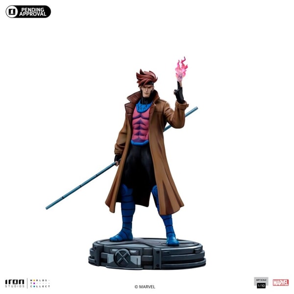IRON STUDIOS - KUNSTSCHAAL 1/10 - MARVEL - X-MEN '97 - GAMBIT STANDBEELD 23CM