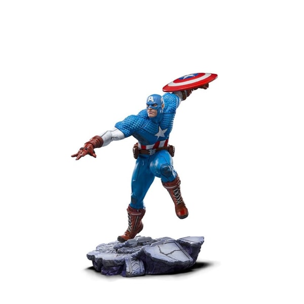 IRON STUDIOS - BDS ART SCHAAL 1/10 - MARVEL - CAPTAIN AMERICA "INFINITY GAUNTLET" STANDBEELD 22CM