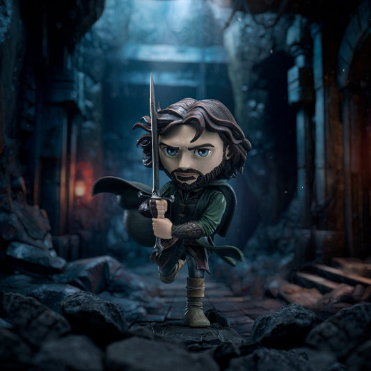 IRON STUDIOS - MINICO - LE SEIGNEUR DES ANNEAUX - ARAGORN STATUE 17CM