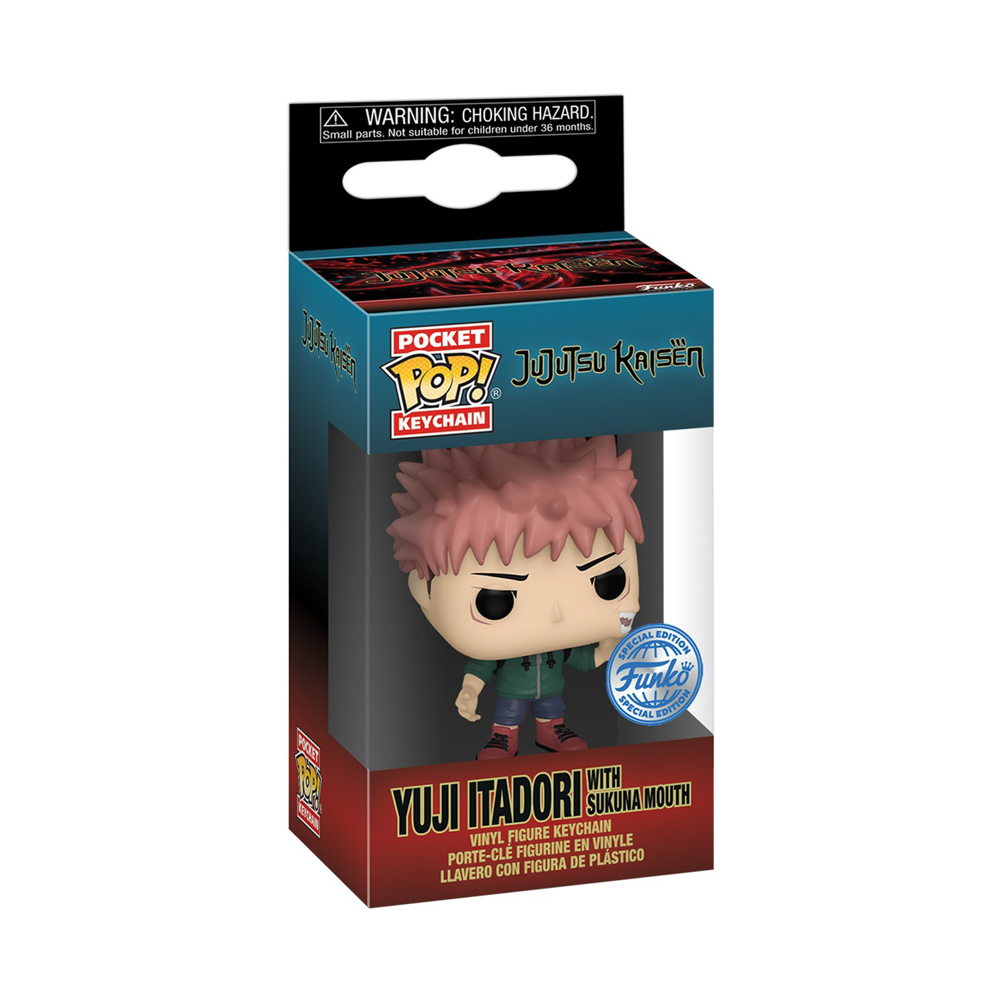 pocket pop keychain: Jujutsu Kaisen - Itadori (Sukuna Metamorphosis)