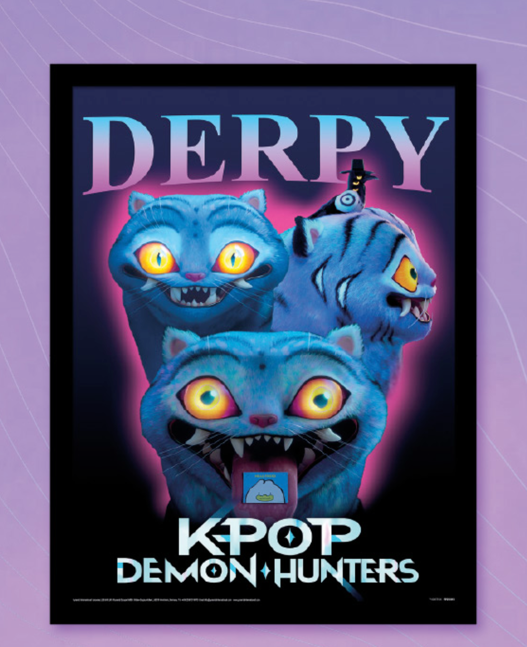 K-POP DEMON HUNTERS - Derpy - Impression Encadrée 45x35cm