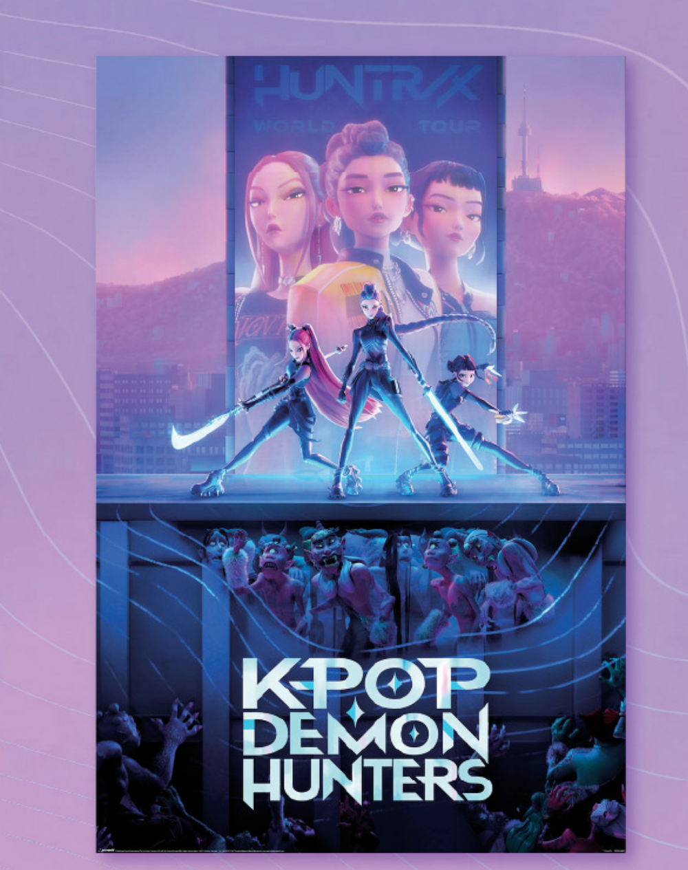 K-POP DEMON HUNTERS - Key Art - Poster 61x91cm