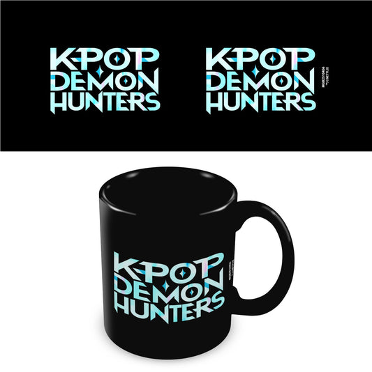 K-POP DEMON HUNTERS - Logo - Black Pod Mug 325ml