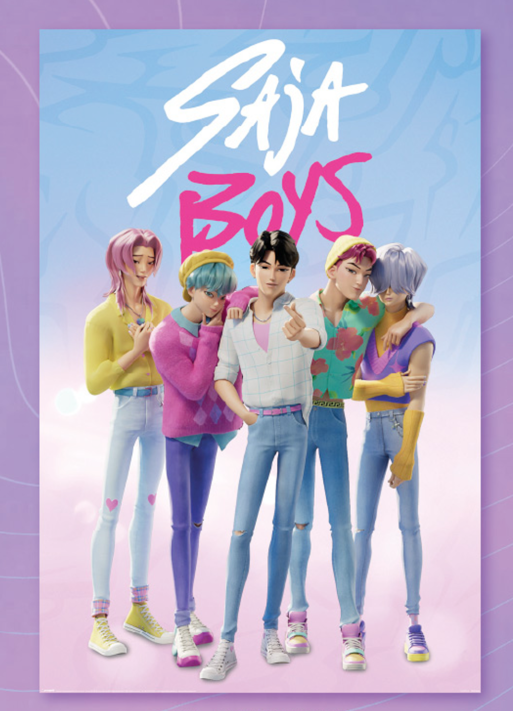 K-POP DEMON HUNTERS - Saja Boys - Poster 61x91cm