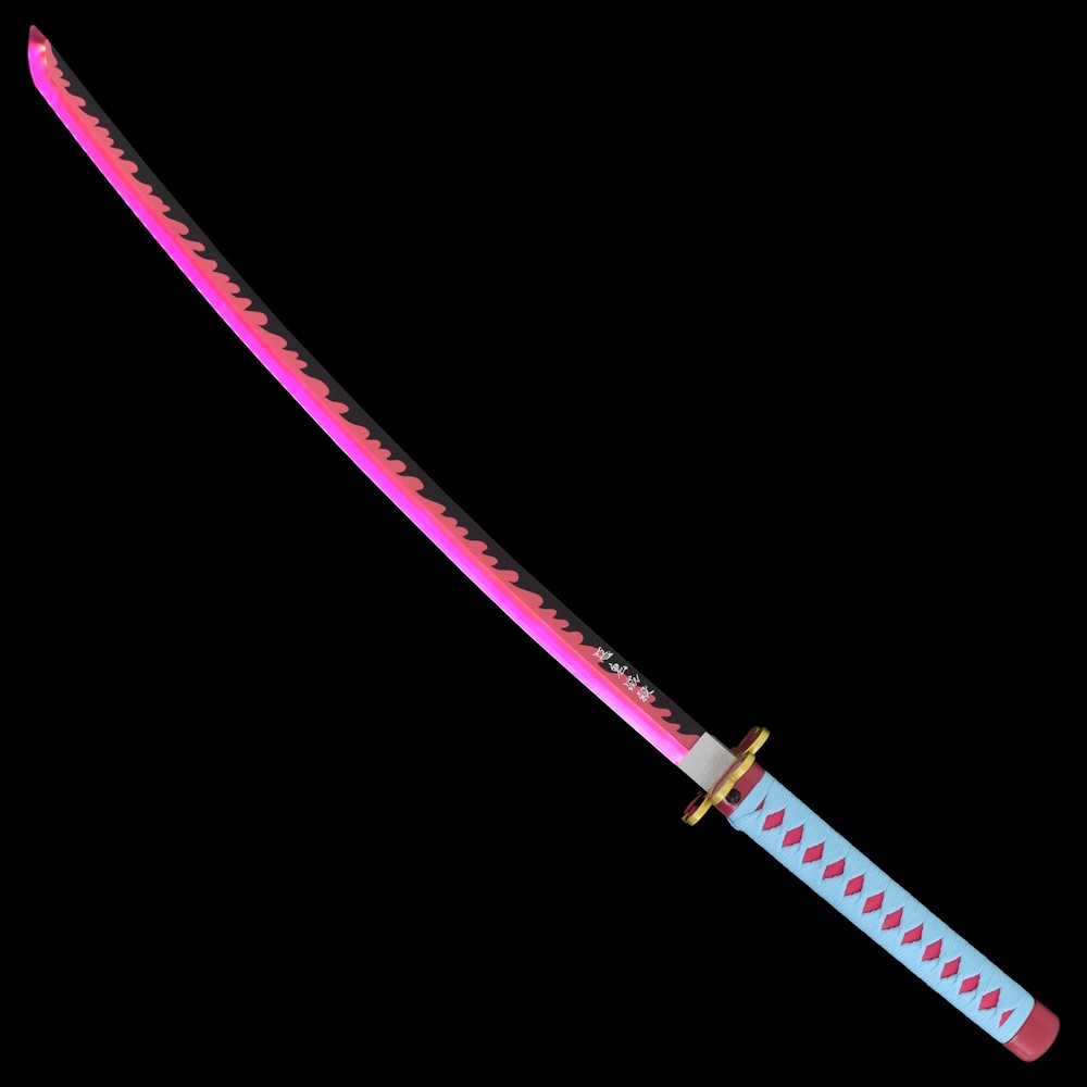 KATANA ORNEMENTAL AVEC LED INTERNE DE MITSURI KANROJI DEMON SLAYER - KIMETSU NO YAIBA