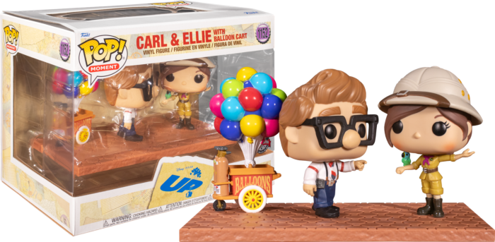 LA-HAUT - POP Movie Moments N°1152 - Carl et Ellie Chariot Ballon S.E.