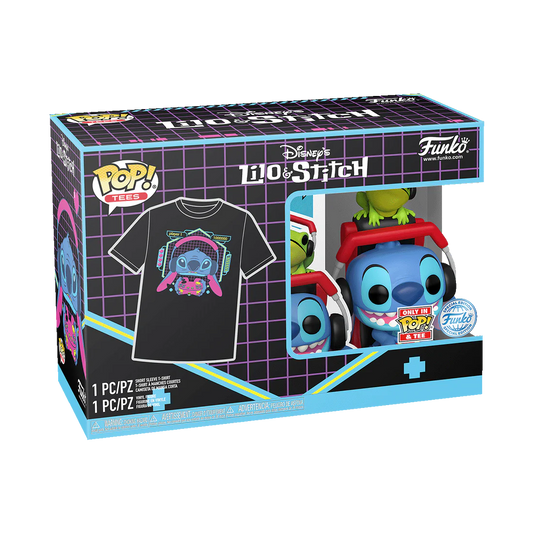 LILO STITCH - POP N° XXX - Gmr Stitch avec grenouille + T-shirt (M)