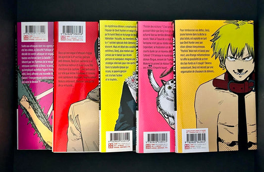 Lot des 5 premiers Tomes de Chainsaw Man