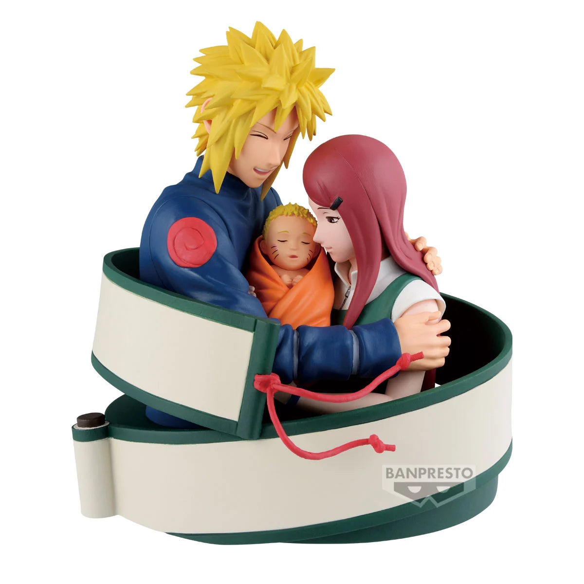 NARUTO 72 SERIES - Minato, Naruto & Kushina - Figurine 13cm