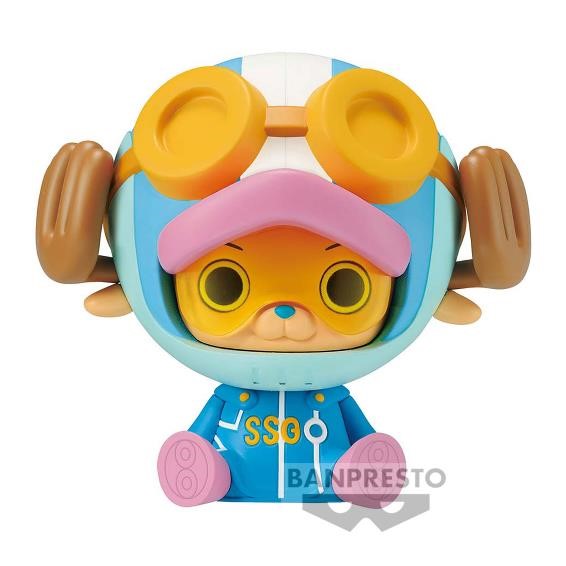 EEN STUK - SOFVIMATES - TONY TONY CHOPPER EGGHEAD VER. STANDBEELD 11CM