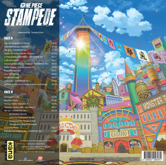 ONE PIECE - Stampede Vinyle Original Soundtrack Vol 1