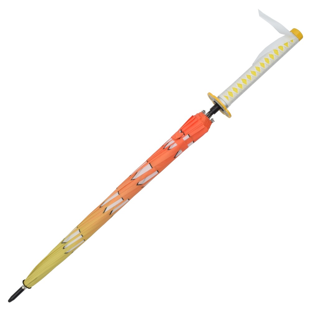 PARAPLUIE AVEC POIGNÉE DE STYLE KATANA DE ZENITSU AGATSUMA DEMON SLAYER - KIMETSU NO YAIBA