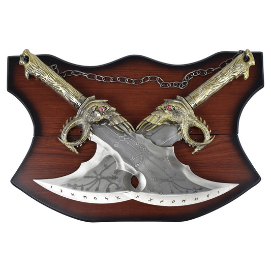 POIGNARDS ORNEMENTAUX DE KRATOS' BLADES OF CHAOS GOD OF WAR