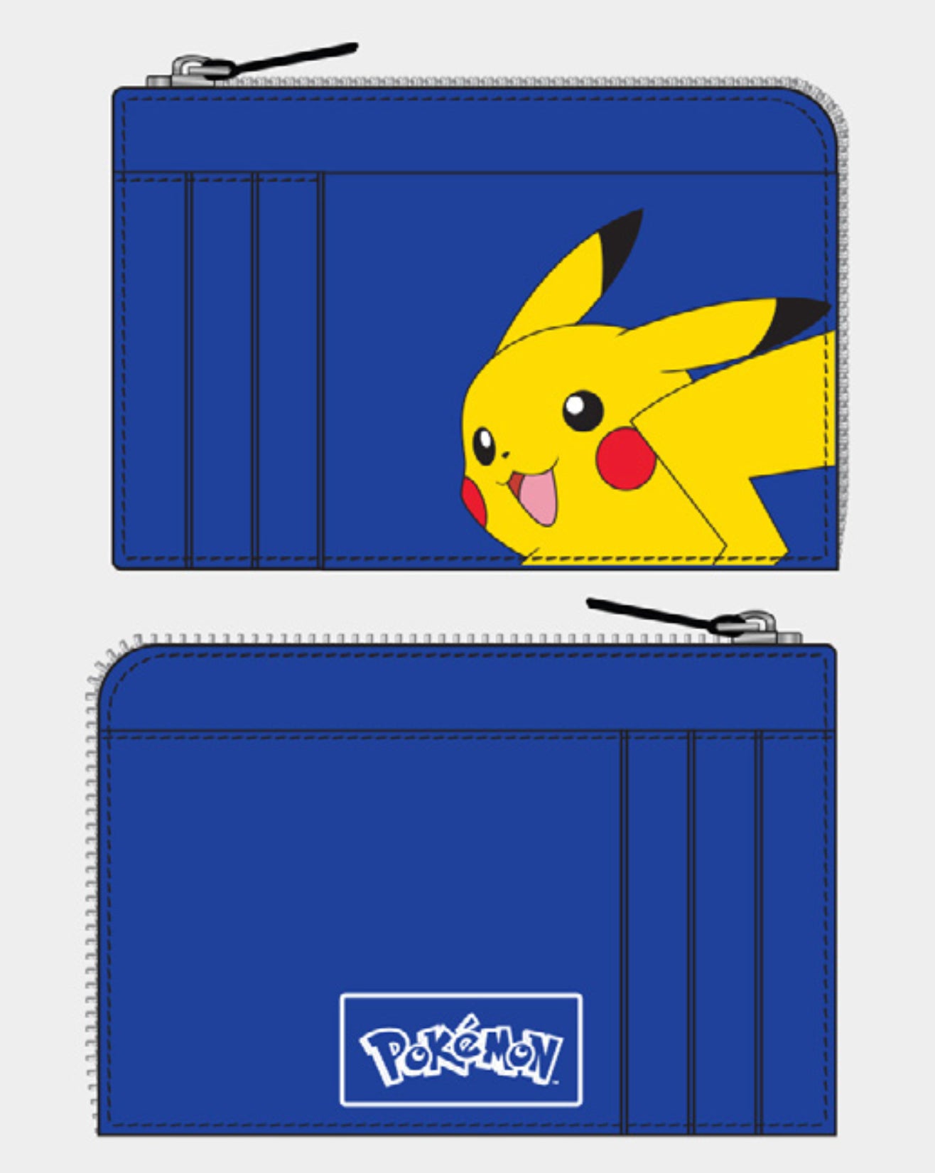 POKEMON - Pikachu - Porte-Cartes Bleu