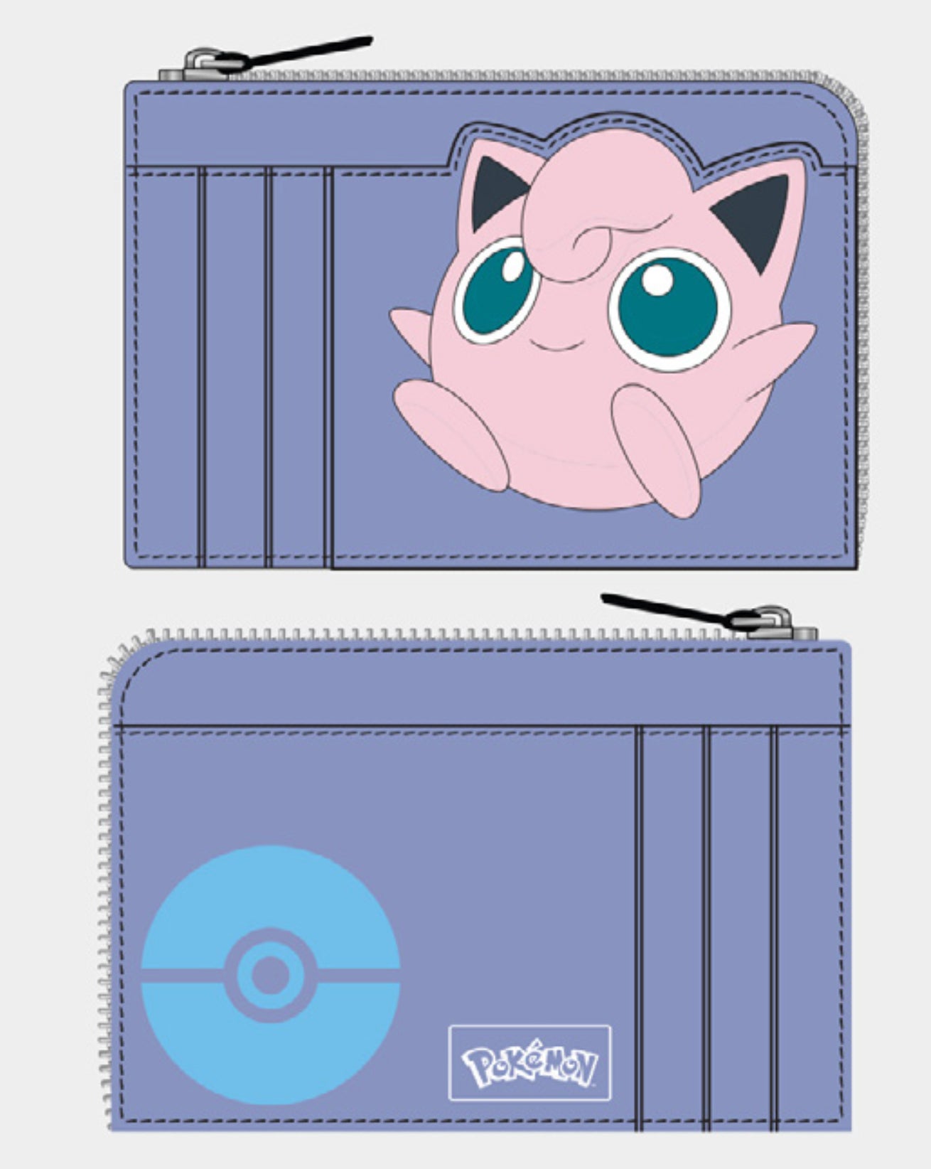 POKEMON - Rondoudou - Porte-Cartes Bleu
