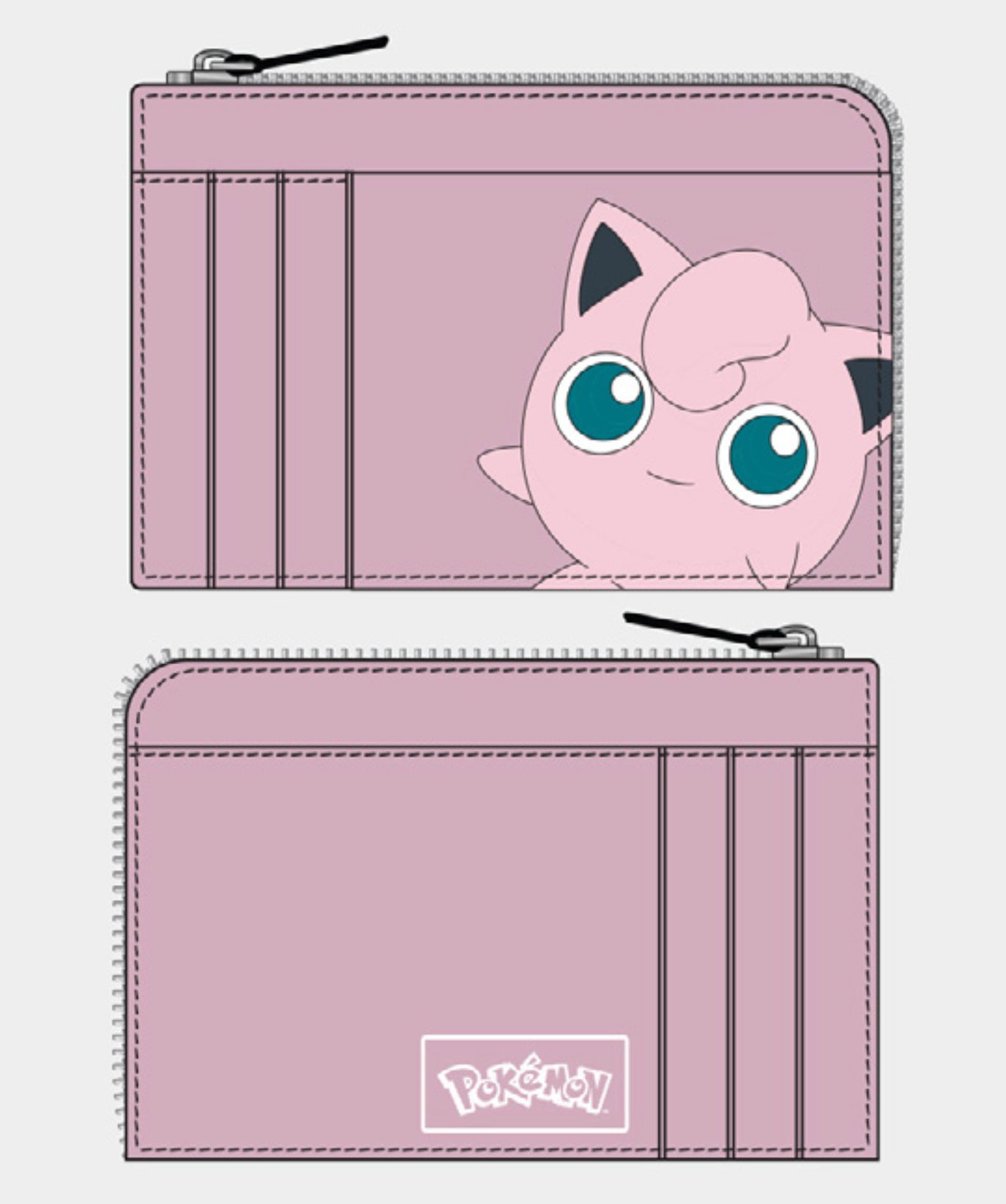 POKEMON - Rondoudou - Porte-Cartes Rose