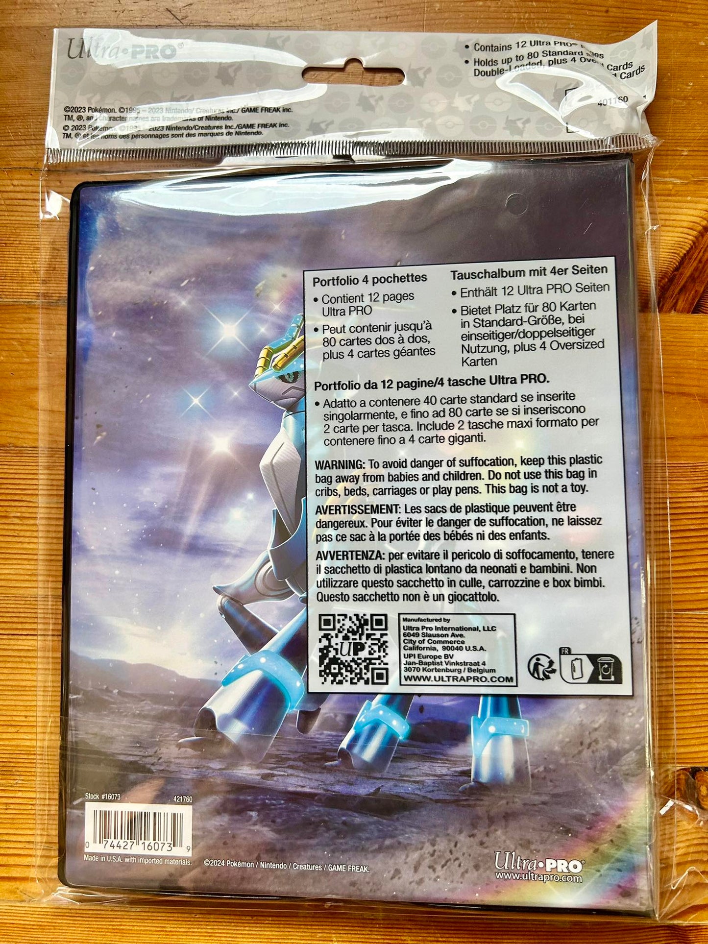 POKÉMON JCC - ÉCARLATE ET VIOLET - PORTFOLIO A5 EV05 (BLISTER)