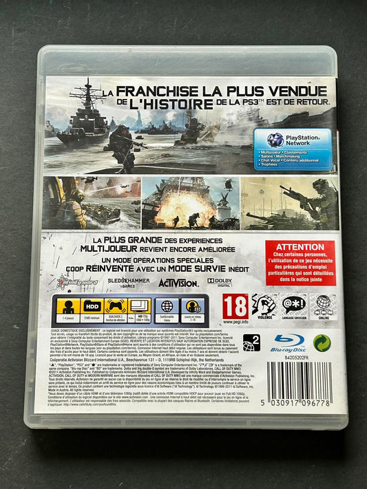 PS3 > CALL OF DUTY : MODERN WARFARE 3