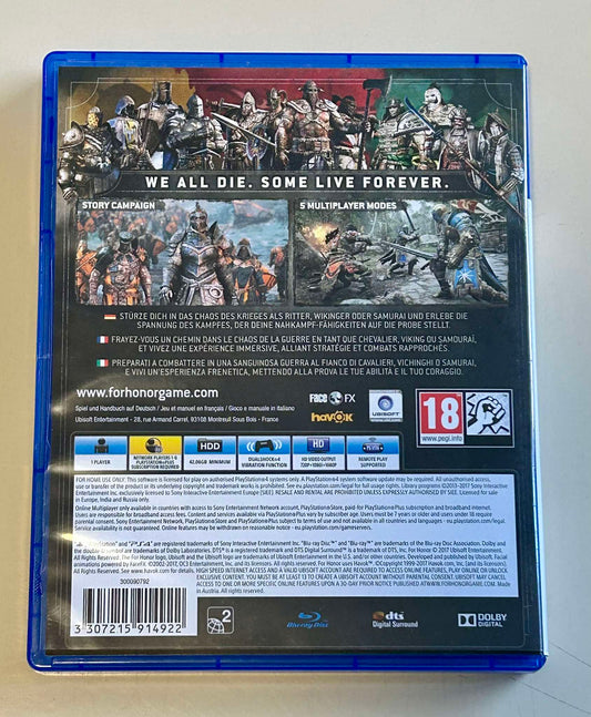PS4 > For Honor