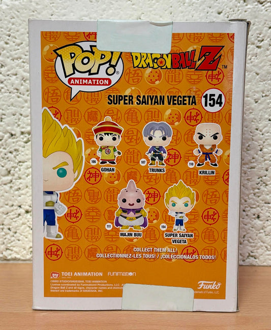 Pop! Animation Dragon Ball Z Super Saiyan Vegeta #154